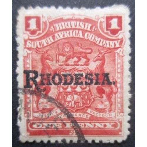 Rhodhesie Cie Britannique N°2 Oblitéré