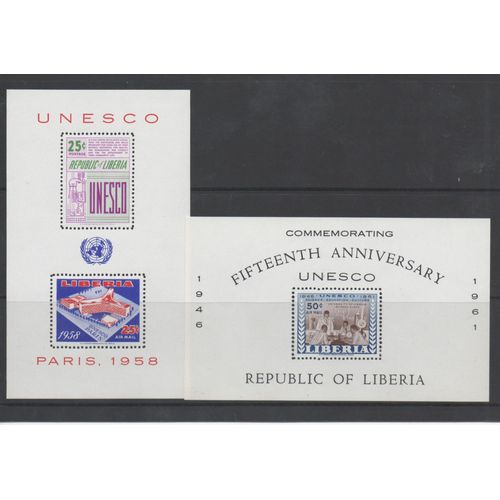 Liberia Timbres Unesco