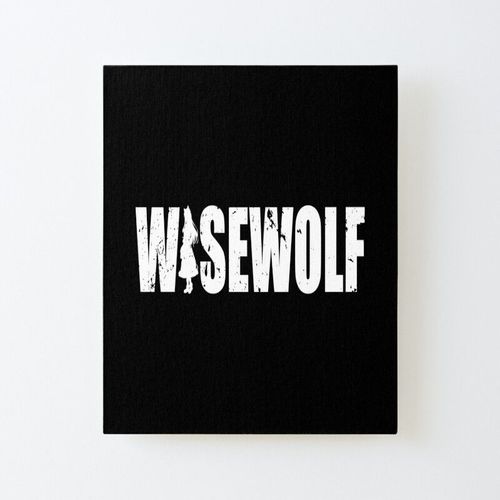 Canevas imprimer Spice and Wolf ou Ookami à Koushinryou Anime Cool Simple Typographie Wisewolf / Wise Wolf présenté avec Holo ou Horo Silhouette Impression sur toile DIY installer 40x50cm