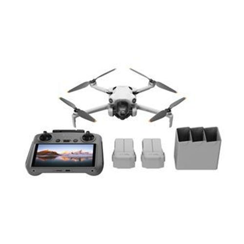 Drone Dji Mini 4 Pro Fly More Combo Avec Radiocommande Blanc-Dji
