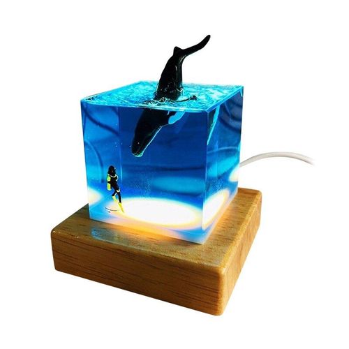 Lampe Led Usb En Forme De Requin, Cadeau Idéal Pour La Chambre D'un Enfant Ou D'un Bébé