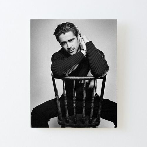 Canevas imprimer Colin Farrell en pose modèle beau Impression sur toile DIY installer 40x50cm