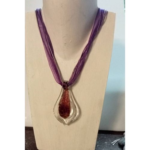 Pendentif Verre De Murano