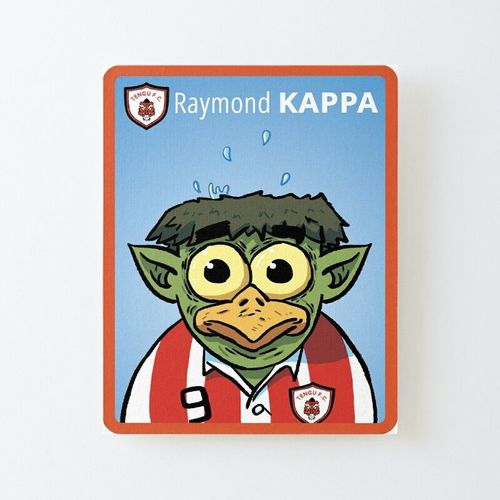 Canevas imprimer Joueur de football Kappa Impression sur toile DIY installer 40x50cm
