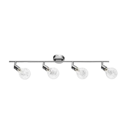 Plafonnier Bulbs, Argent, 80,3x14x9 Cm