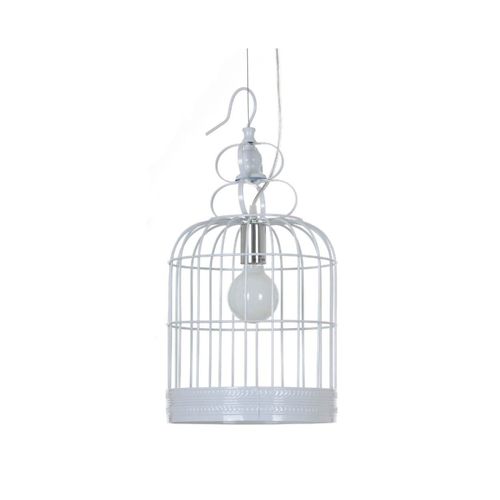 Suspension Cage, Blanc, 25x25x104 Cm