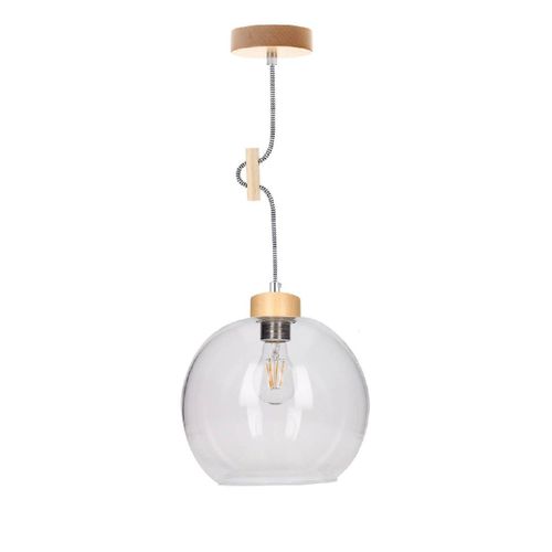 Suspension Svea, Marron, 24x24x100 Cm