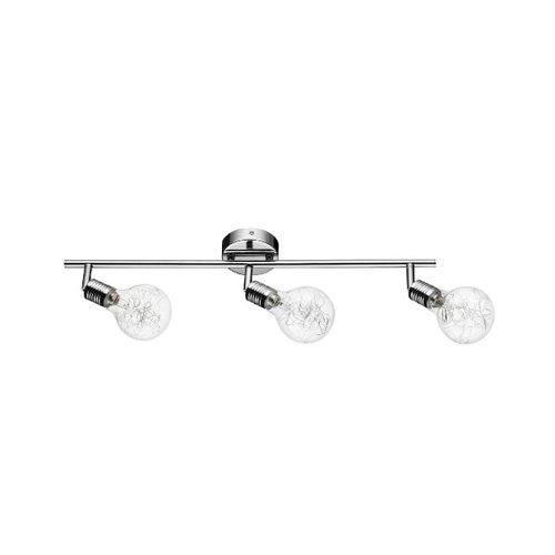 Plafonnier Bulbs, Argent, 14x9x58,3 Cm