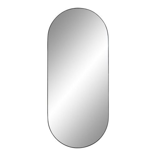 Miroir avec Cadre Jersey, Argent, 35x80x0,5 cm