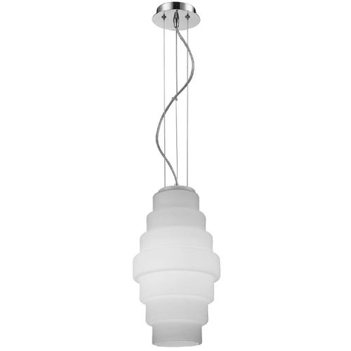 Suspension Brit, Argent, 30x30x150 Cm