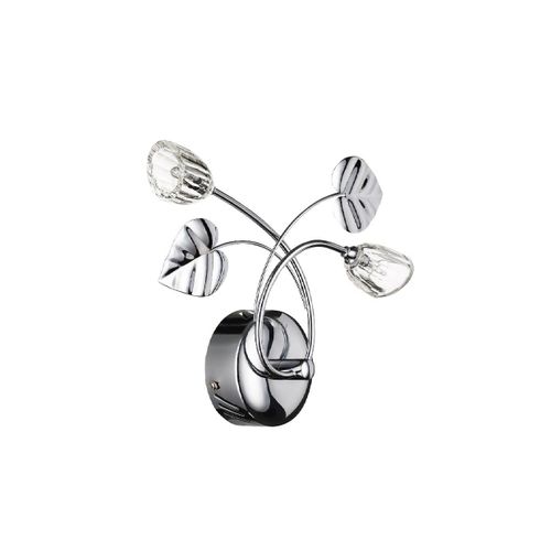 Applique Lodi, Argent, 22,5x23x9 Cm