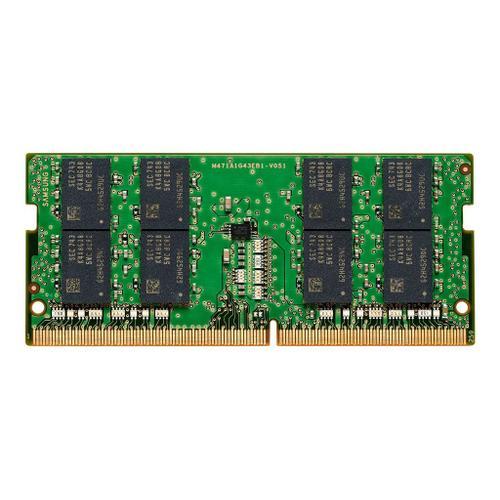 HP - DDR4 - module - 32 Go - SO DIMM 260 broches - 3200 MHz / PC4-25600 - 1.2 V - mémoire sans tampon - non ECC - pour Elite Slice G2 (SODIMM); EliteDesk 705 G5 (SODIMM); EliteOne 800 G6 , 800...