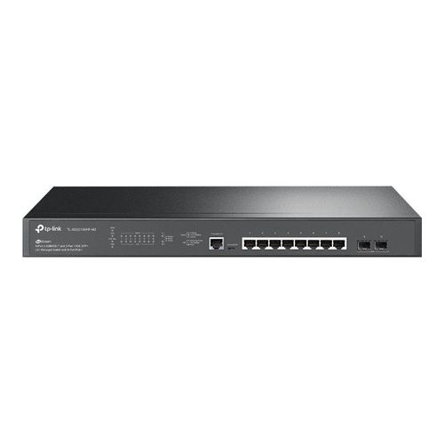 TP-Link JetStream TL-SG3210XHP-M2 V2.6 - Commutateur - Géré - 8 x 10/100/1000/2.5G + 2 x 10 Gigabit SFP+ - Montable sur rack - PoE+ (240 W)
