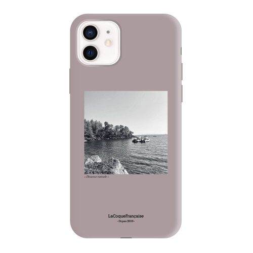 Coque Iphone 11 Silicone Liquide Douce Gris Violet Douceur Estivale La Coque Francaise.