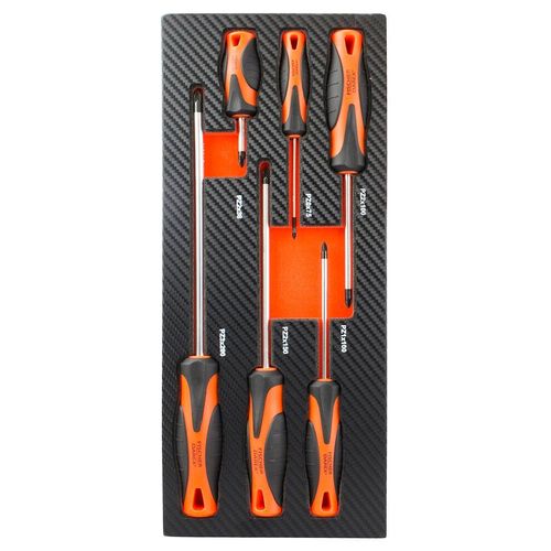 Lot de 6 tournevis pozidriv