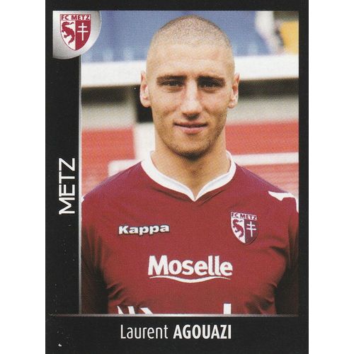 N° 248 - Stickers Image Vignette Panini - Foot 2008 - Laurent Agouazi - Fc Metz