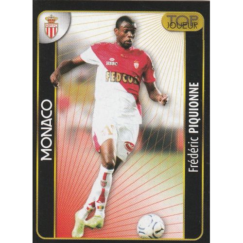 N° 286 - Stickers Image Vignette Panini - Foot 2008 - Frederic Piquionne - Top Joueur - As Monaco