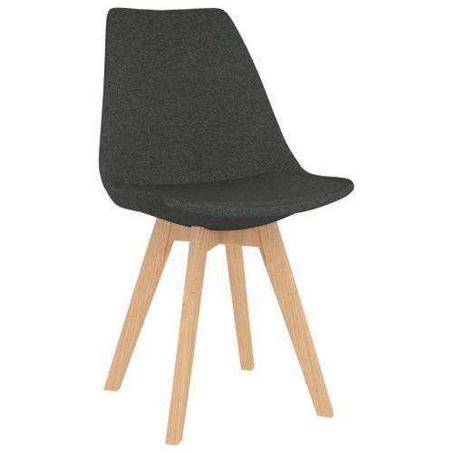 Chaises De Salle À Manger 4 Pcs Gris Foncé Tissu Yueyinnkeji Type9