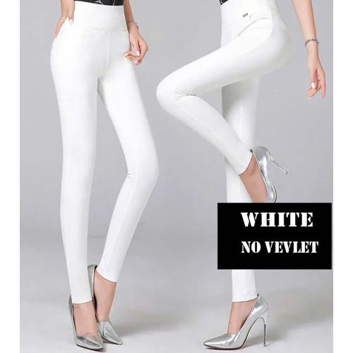 Leggings Épais Taille Haute Pour Femmes,Pantalons Skinny,Vêtements Chauds,Hiver
