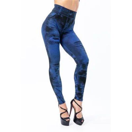 Pantalon De Sport Taille Haute Pour Femme,Faux Jean Push-Up,Pantalon Crayon Slim,Leggings De Gym,Faux Denim Élastique,Sexy,Printemps