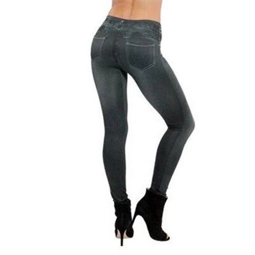 Jean Slim Pour Femme,Pantalon De Fitness,À La Mode,Avec Fausse Poche,Printemps Et Automne