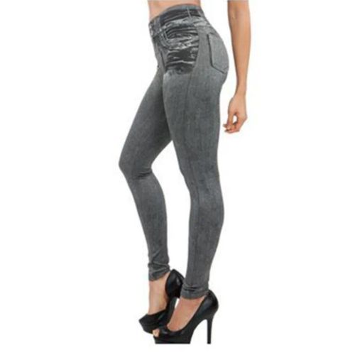 Jean Slim Pour Femme,Pantalon De Fitness,À La Mode,Avec Fausse Poche,Printemps Et Automne