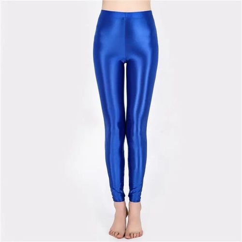 Leggings Slim Couleur Bonbon Pour Femme,Couleur Unie,Haute Étirement,Néon,Printemps