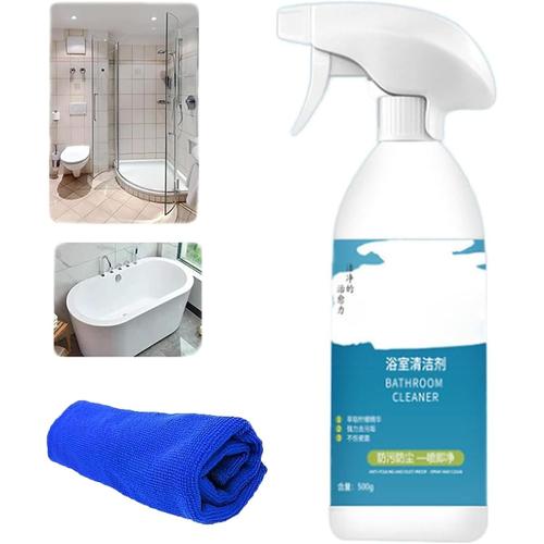 1 pcs Sleepdrops ¿ nettoyant for salle de bain, nettoyant for verre, Spray détartrant tout usage, for carrelage en verre, baignoire de salle de bain (Color : 1 pcs)