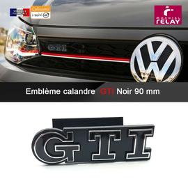 Emblème Logo avant calandre GTD Noir Rouge 90mm pour VW Golf Polo 