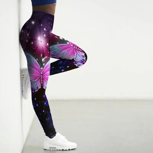 Leggings De Sport Taille Haute Pour Femmes,Collants À Imprimé Papillon 3d,Pantalon De Yoga,Legging De Gym,Leggings D'entraînement Pour Femmes,Sexy,Xs-8xl