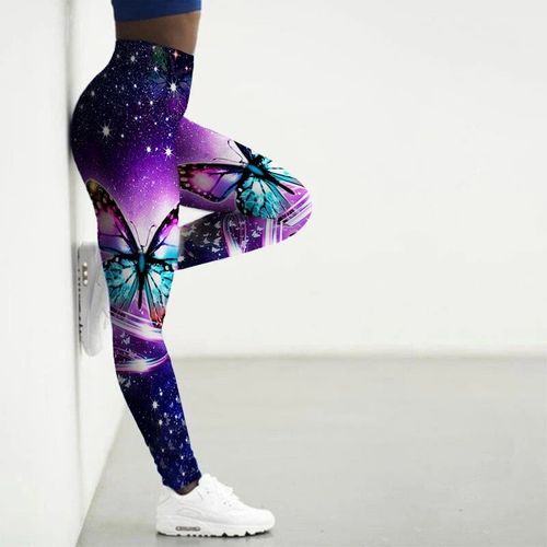 Leggings De Sport Taille Haute Pour Femmes,Collants À Imprimé Papillon 3d,Pantalon De Yoga,Legging De Gym,Leggings D'entraînement Pour Femmes,Sexy,Xs-8xl