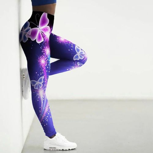 Leggings De Sport Taille Haute Pour Femmes,Collants À Imprimé Papillon 3d,Pantalon De Yoga,Legging De Gym,Leggings D'entraînement Pour Femmes,Sexy,Xs-8xl