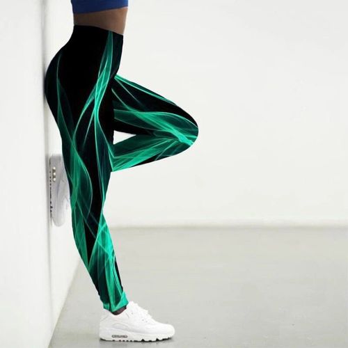 Leggings De Sport Femmes 3d Numérique Enquêter Imprimé Collants Yoga Pantalon Flamme Gym Vêtements Femme Workout Leggins Dames Xs-8xl