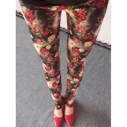 Ysdnchi-Leggings De Fitness Pour Femme,Pantalon Crayon Élastique,Imprimé Floral,Mince,Sexy,Été