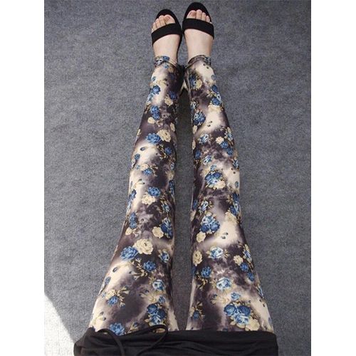 Ysdnchi-Leggings De Fitness Pour Femme,Pantalon Crayon Élastique,Imprimé Floral,Mince,Sexy,Été