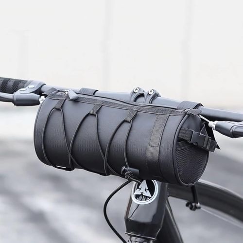 Sac de guidon de vélo (noir), sac de scooter électrique, sac de panier de vélo étanche avec bandoulière