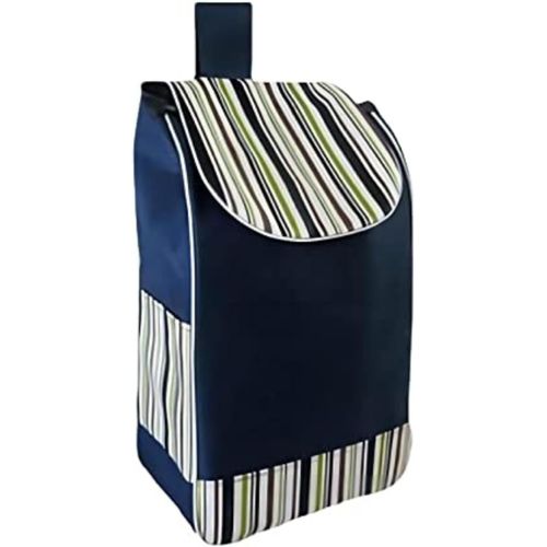 Sac à provisions pliable en tissu Oxford (bleu), sac à provisions pliable imperméable de remplacement de panier de courses