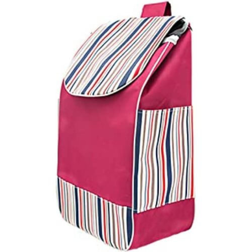 Sac à provisions pliable en tissu Oxford (rose), sac à provisions pliable imperméable de remplacement de panier de courses