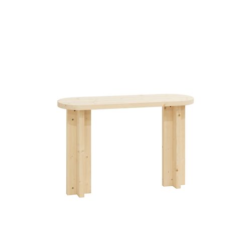 Console En Bois De Sapin Beige 120x80cm