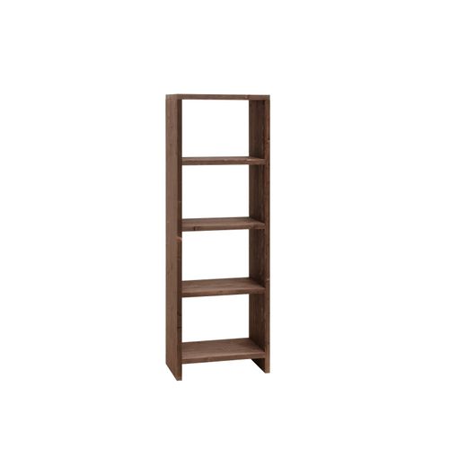 Étagère En Bois De Sapin Marron Foncé De 80x60cm
