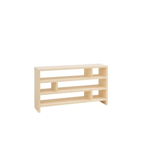 Étagère En Bois De Sapin Beige De 80x140cm