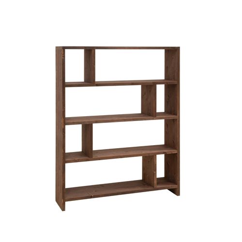 Étagère En Bois De Sapin Marron Foncé 180x140cm