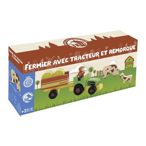 Jeu De Construction Fermier Avec Tracteur