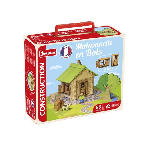 Jeu De Construction Maisonnette En Bois - 85 Pieces