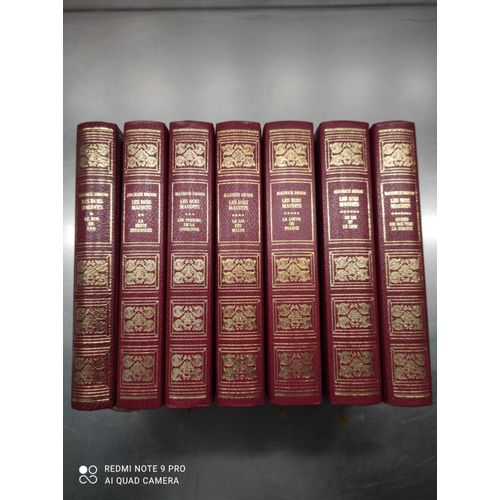 Les Rois Maudits 7 Tomes Livre Reliés