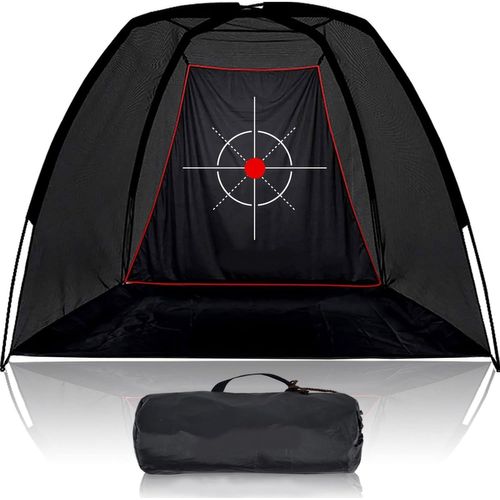 Kapler Filet De Golf D'entraînement Extérieur Et Intérieur ¿ Votre Simulateur De Golf Professionnel Pour Un Entraînement De Golf Efficace À La Maison ¿ Dimensions 240 X 180 X 150 Cm ¿ Couleur : Noir