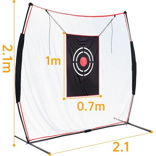 Kapler Golf Net - Multifunctional Golf Practice Net For Indoor And Outdoor Use - High Quality Golf Training Aid With Target And Carry Bag - Perfect For Beginners And Professionals