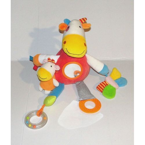 Doudou Vache Musicale D'activités Ebulobo