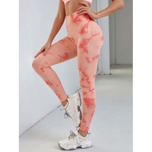 Leggings De Sport Élastiques Sans Couture Pour Femmes,Collants De Yoga,Taille Haute,Contrôle Du Ventre,Push-Up,En Spandex