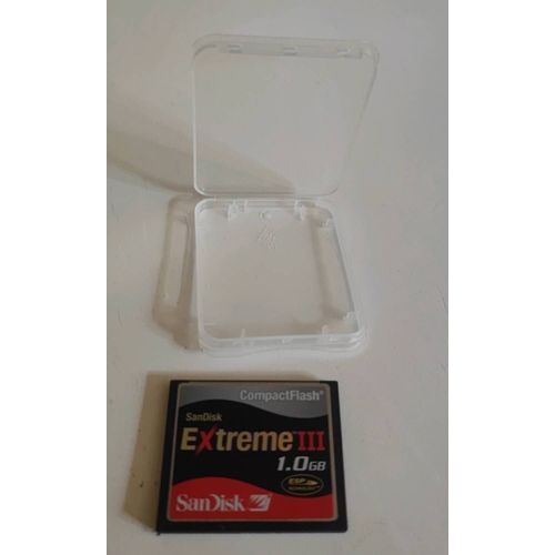 Sandisk Extreme® III CompactFlash® 1GB mémoire 1 CompactFlash Flash Go Carte Mémoire CompactFlash (-) 25-85 °C